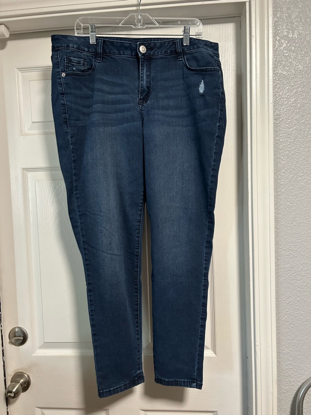 Lane Bryant Venezia Dark Blue Women's Stretch Skinny Jeans